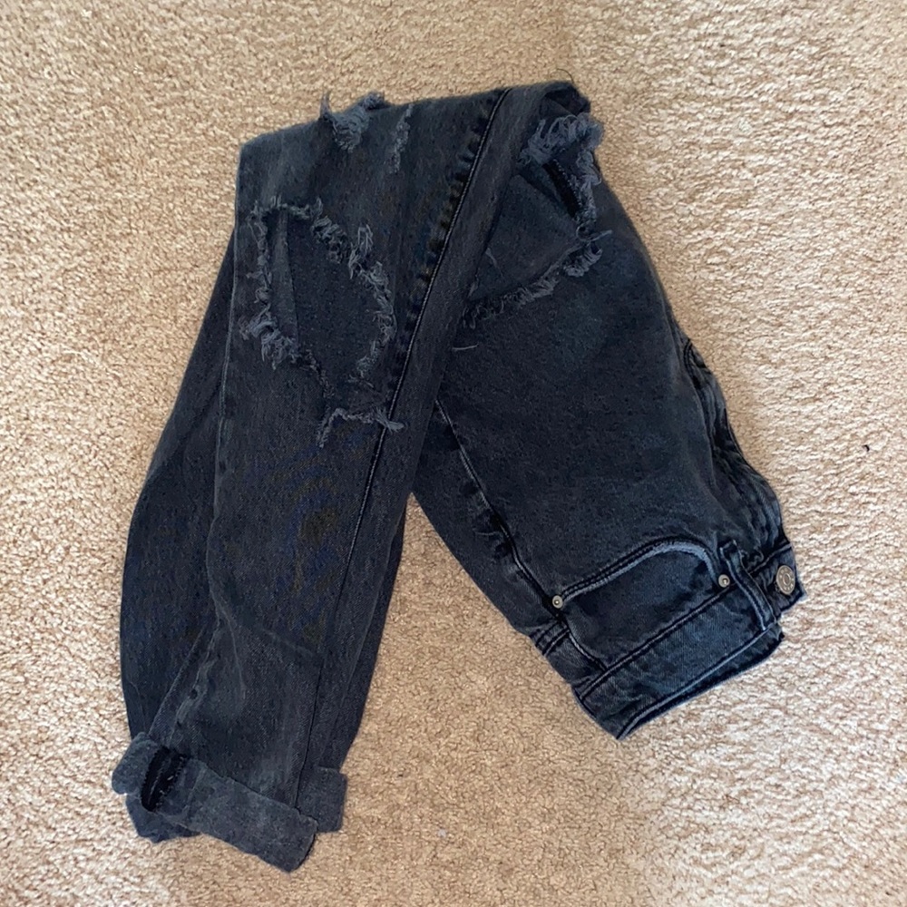 hugh rise jeans size 24